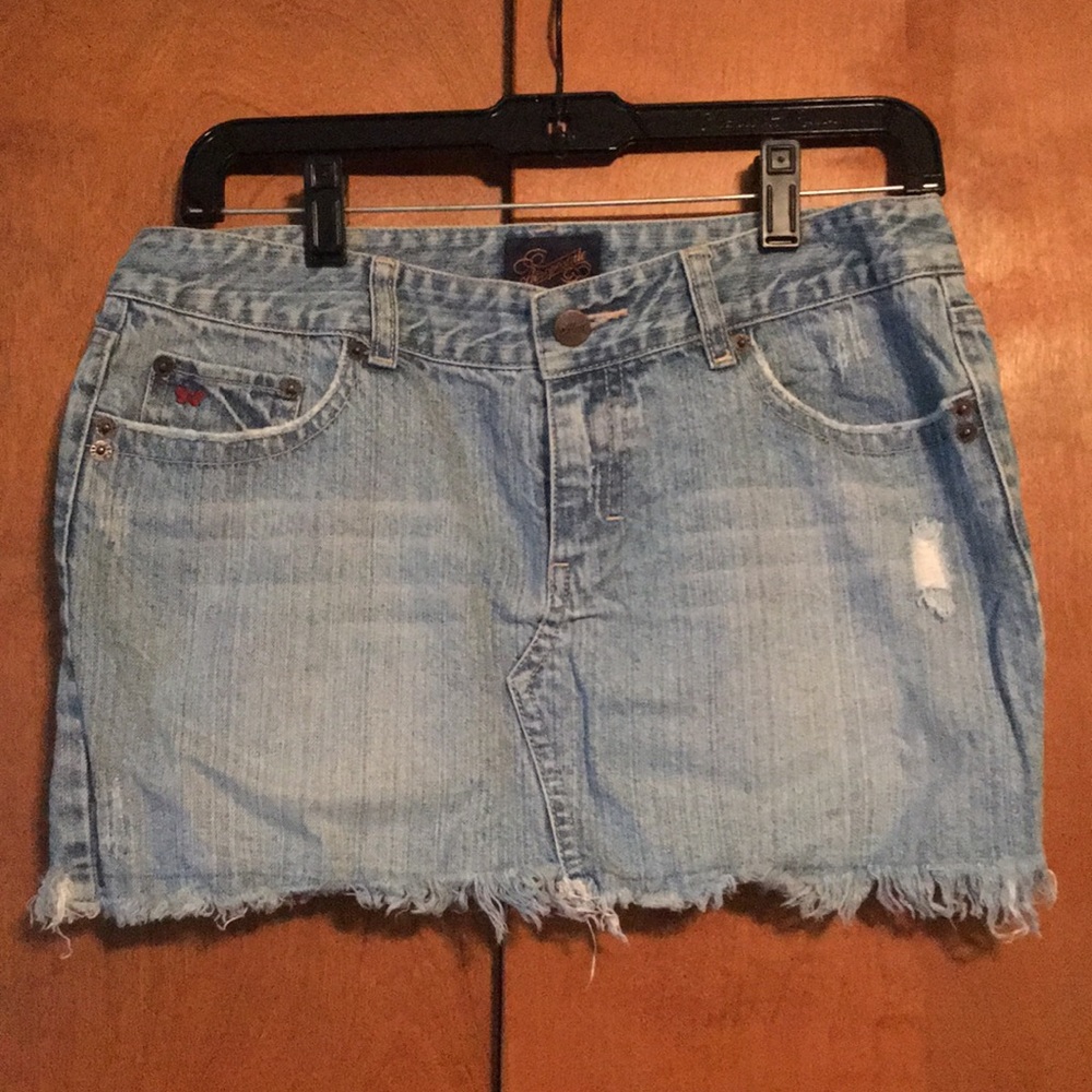 Aeropostale denim mini skirt